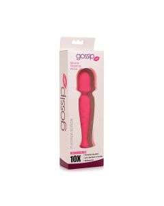 Curve Toys Gossip Silicone Vibrating Wand 10x